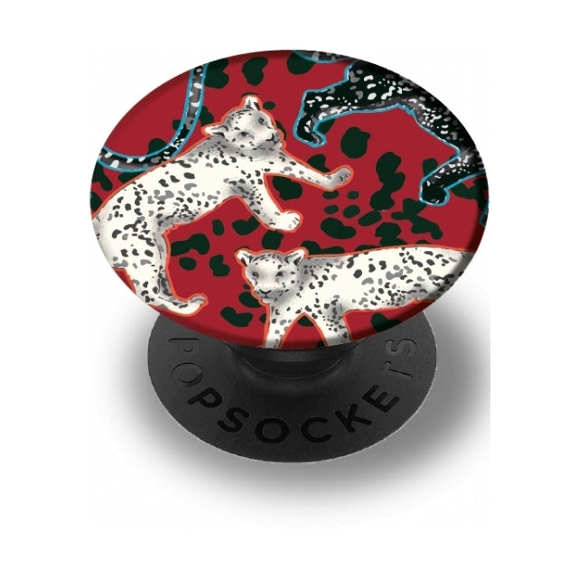 Richmond & Finch X Popsockets Expanding Stand/Grip Samba Red Leopard