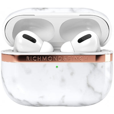 Richmond & Finch Freedom Series Apple Airpod Pro White Marble/Gold