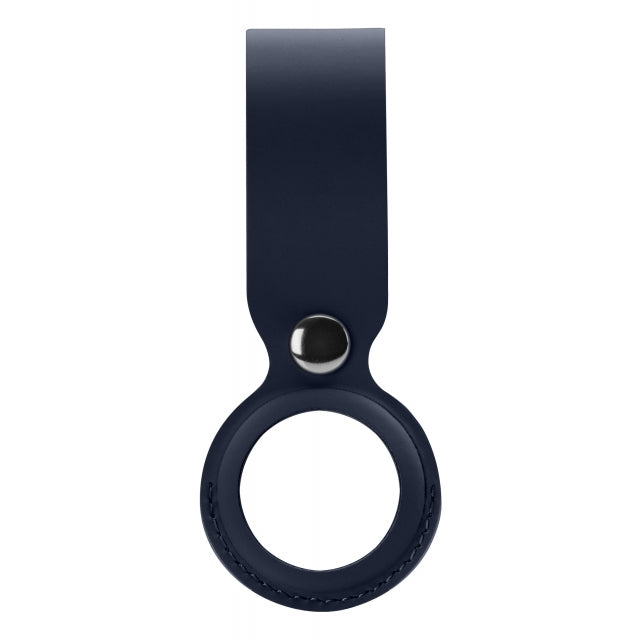 Xccess Pu Leather Airtag Loop Dark Blue