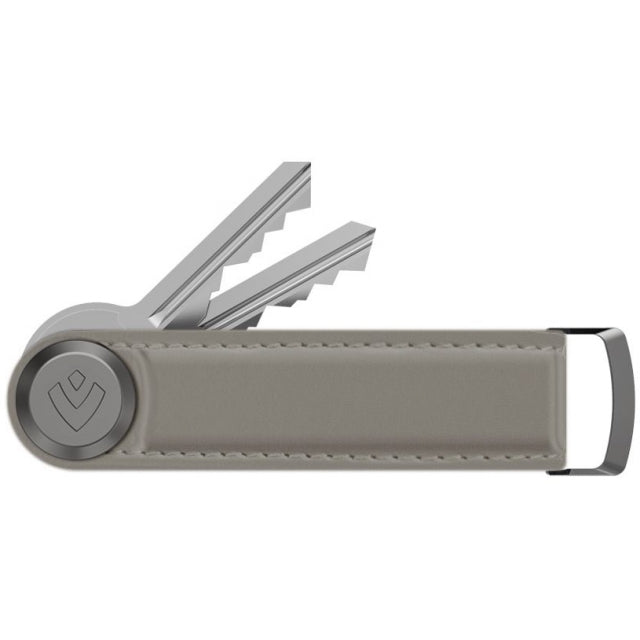 Valenta Leather Key Organizer Snap Grey