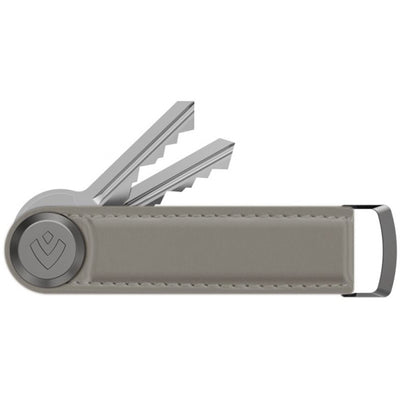 Valenta Leather Key Organizer Snap Grey