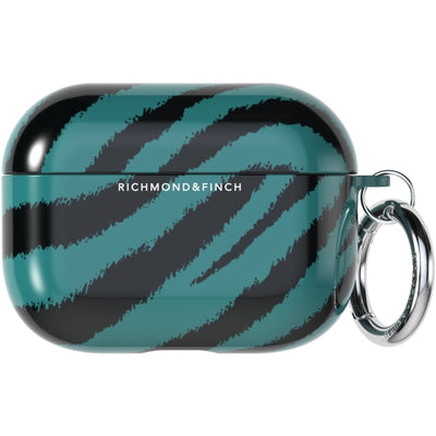 Richmond & Finch Freedom Series Apple Airpod Pro Emerald Zebra