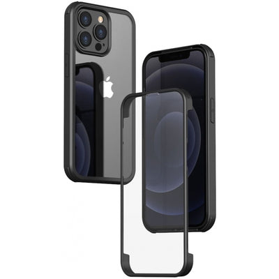 Valenta Tempered Glass Full Cover Bumper Case Apple Iphone 13 Pro Max Black