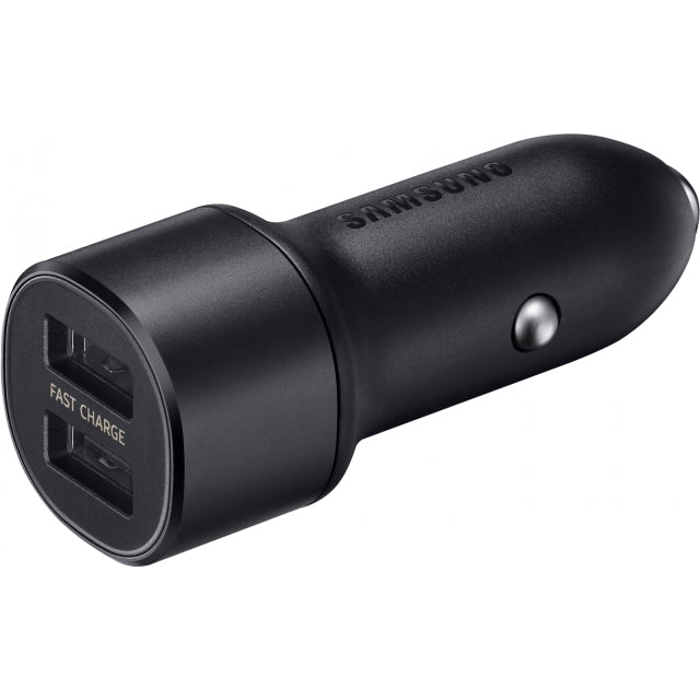 Samsung Ep-L1100Wbegeu Samsung Fast Charge Duo Car Charger 15W Black Bulk