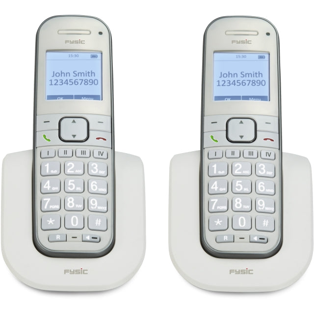 Fysic Fx-9000 Fysic Big Button Senioren Dect-Telefoon Duo White