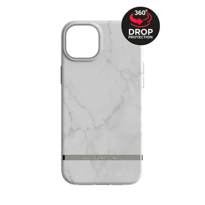 Richmond & Finch Freedom Series One-Piece Apple Iphone 14 Plus White Marble