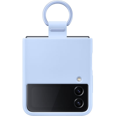 Samsung Ef-Pf721Tlegww Samsung Silicone Cover With Ring Galaxy Z Flip4 Arctic Blue