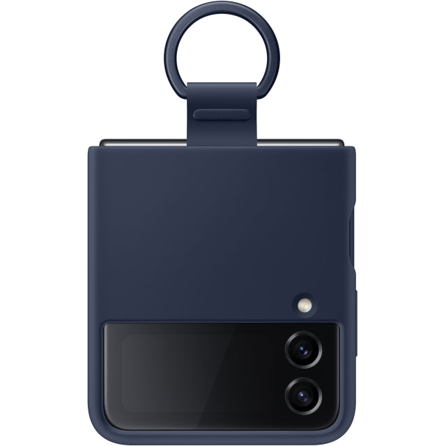 Samsung Ef-Pf721Tnegww Samsung Silicone Cover With Ring Galaxy Z Flip4 Navy