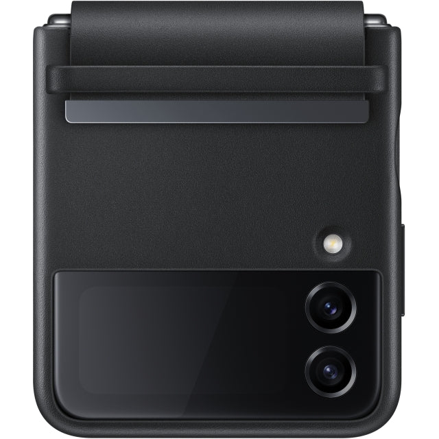 Samsung Ef-Vf721Lbegww Samsung Flap Leather Cover Galaxy Z Flip4 Black