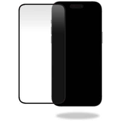 Mobilize Glass Screen Protector - Black Frame - Apple Iphone 15 Pro Max
