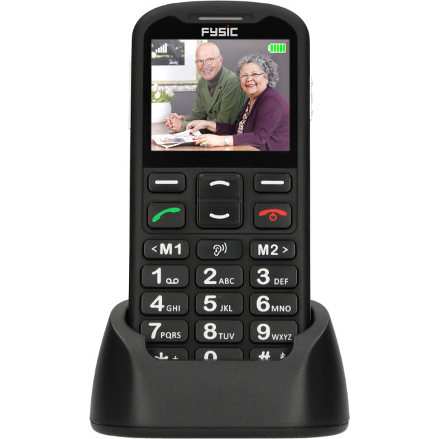 Fysic F10 Fysic Big Button Gsm 4G Black Actie Pakket 5+1 Gratis