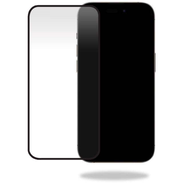 Mobilize Privacy Glass Screen Protector - Black Frame - For Apple Iphone 14 Pro