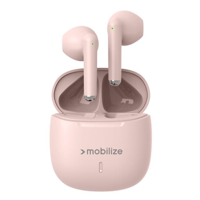 Mobilize Tws Earbuds Pastel Pink