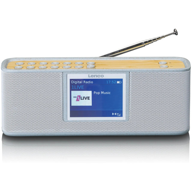 Lenco Pdr-046Gy Lenco Portable Eco Dab+ Bluetooth Radio Grey