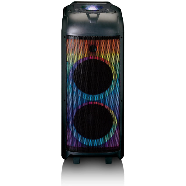 Lenco Pa-260Bk Lenco Bluetooth Party Speaker + Remote + 2 Microphones Black