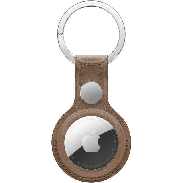 Apple Mt2L3Zm/A Apple Airtag Finewoven Key Ring Taupe