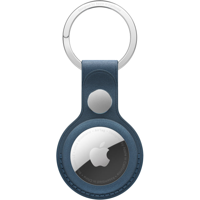 Apple Mt2K3Zm/A Apple Airtag Finewoven Key Ring Pacific Blue