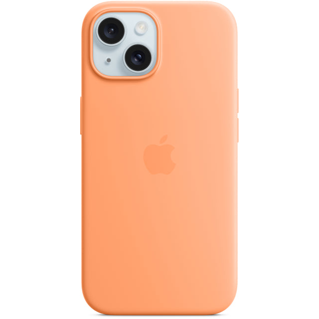 Apple Mt0W3Zm/A Apple Silicone Case With Magsafe Iphone 15 Sorbet Orange