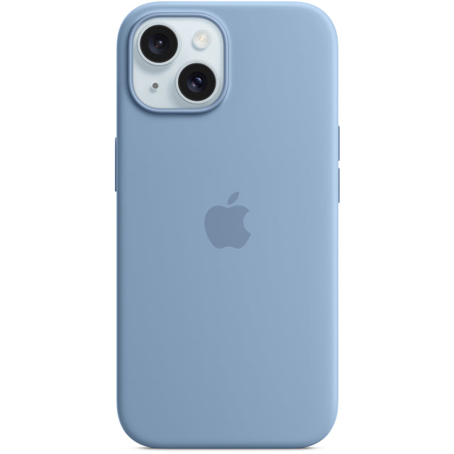 Apple Mt0Y3Zm/A Apple Silicone Case With Magsafe Iphone 15 Winter Blue