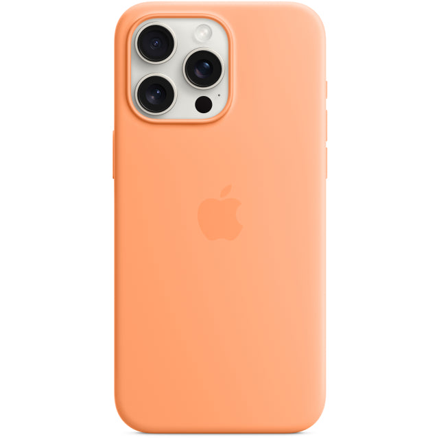 Apple Mt1W3Zm/A Apple Silicone Case With Magsafe Iphone 15 Pro Max Sorbet Orange