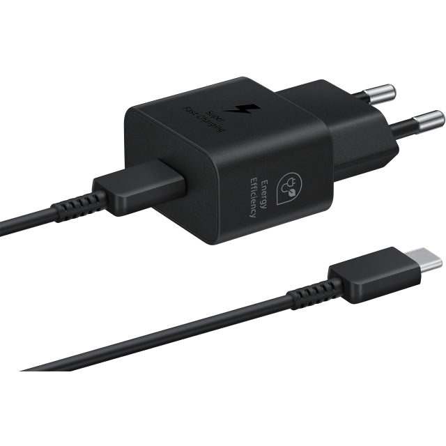 Samsung Ep-T2510Xbegeu Samsung Usb-C Pd Wall Charger 25W + Usb-C Cable Black