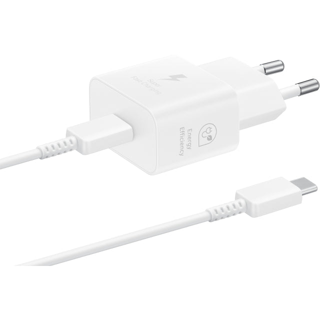 Samsung Ep-T2510Xwegeu Samsung Usb-C Pd Wall Charger 25W + Usb-C Cable White