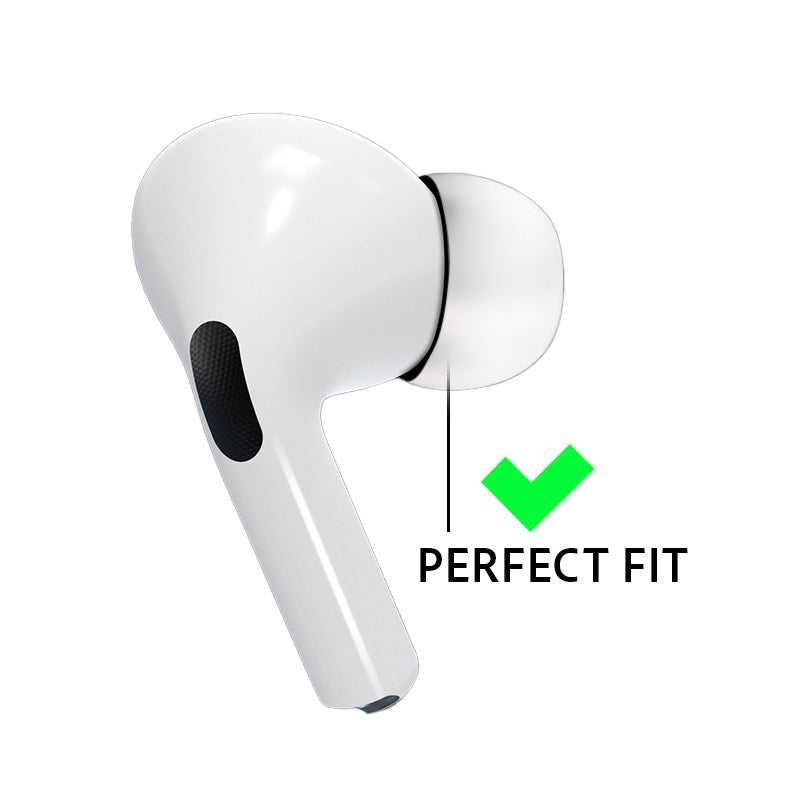 Xccess Silicon Replacement Ear Tips For Airpod Pro 1/2 Size M (1 Pair) White