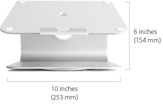 Rain Design Mstand 360 Laptop Stand + Swivel Base Starlight
