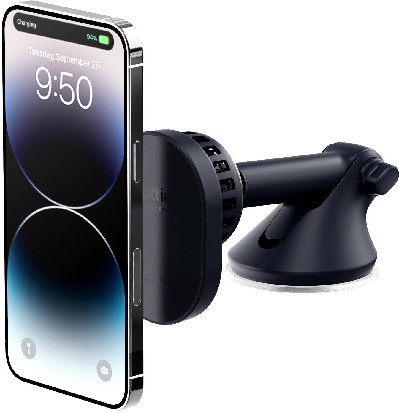 Iottie Velox Pro Wireless Dash/Windshield Mount Black