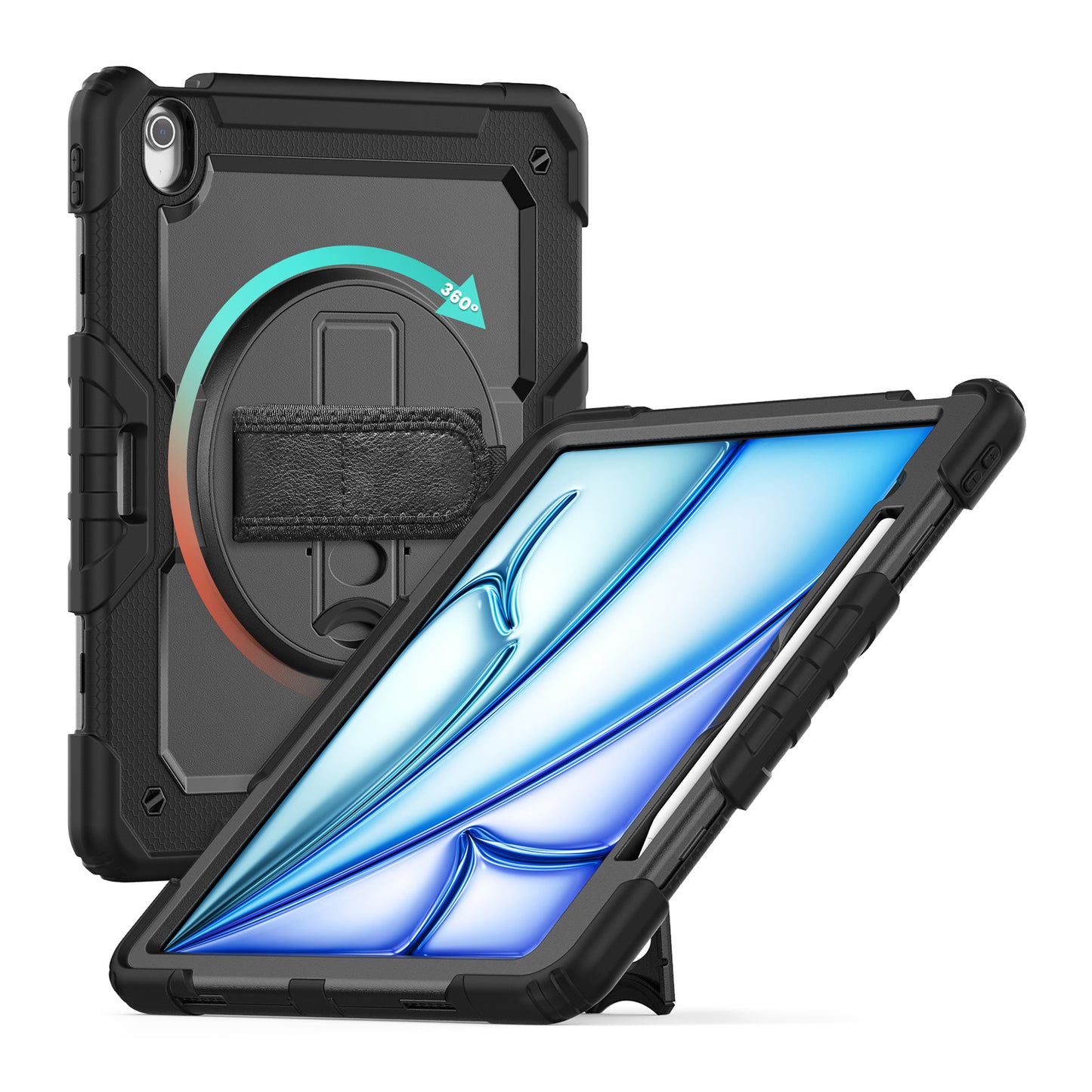 Xccess Survivor All-Round Case Apple Ipad Air 13 (2024) Black (Screenless)