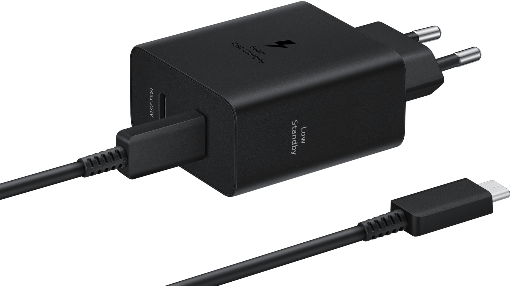 Samsung Ep-T5020Xbegeu Samsung Usb-C Pd Wall Charger 50W + Usb-C Cable Black