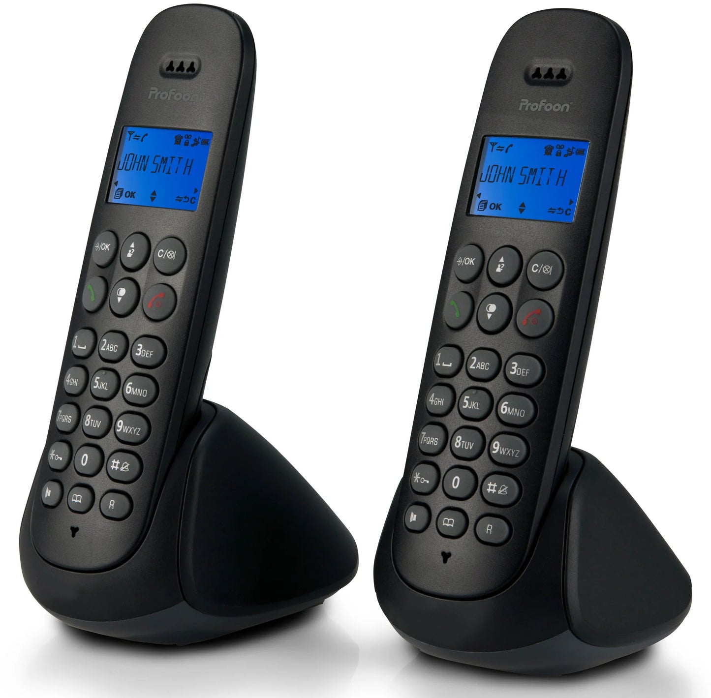 Profoon Pdx-320 Profoon Dect Telefoon Duo Black