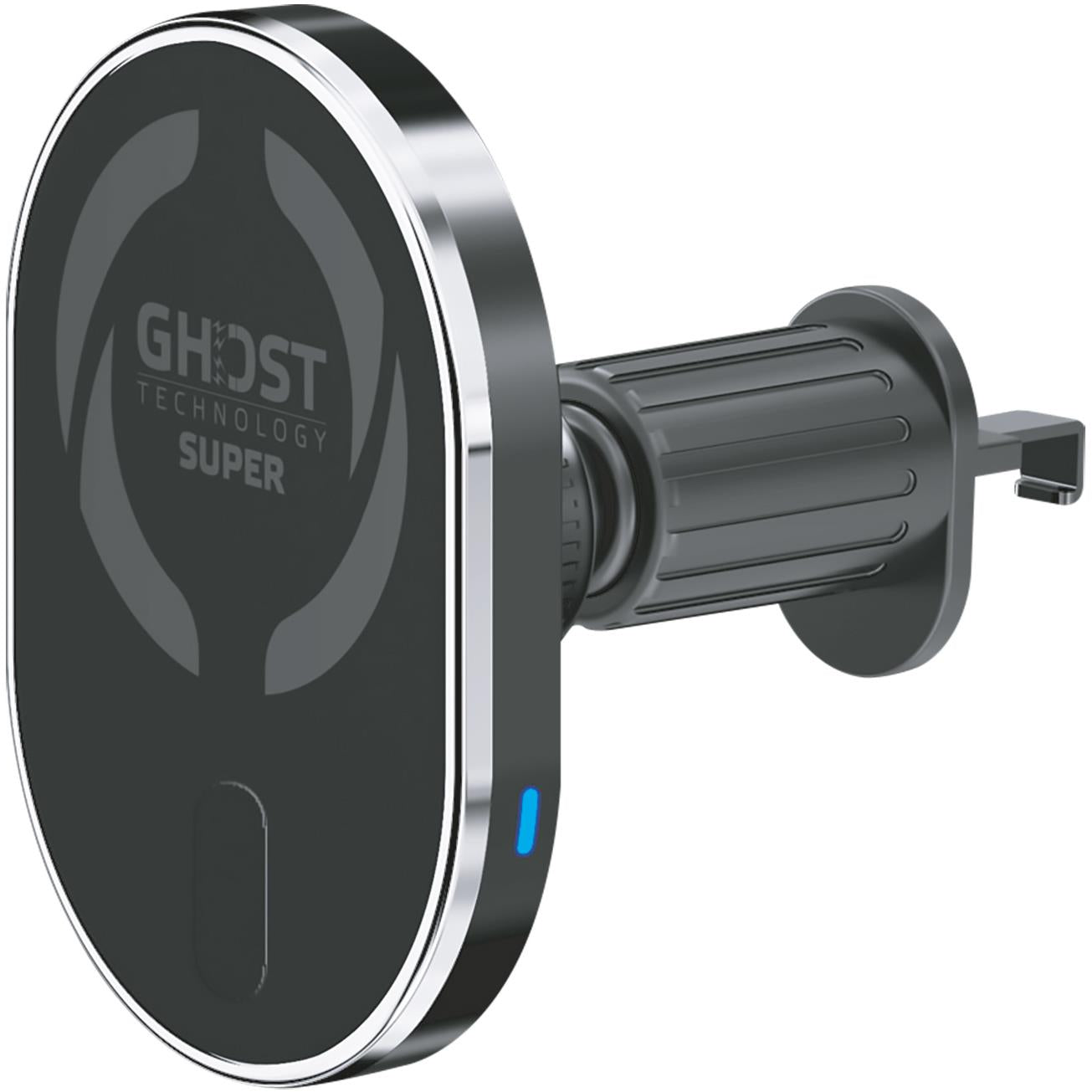 Celly Ghostsupermag Magsafe Wireless Car Charger Holder Black
