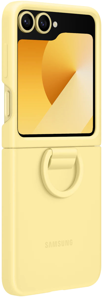 Samsung Ef-Pf741Tyegww Samsung Silicone Cover With Ring Galaxy Z Flip6 Yellow