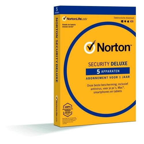 Afbeelding Norton Security Deluxe | 5 Apparaten | 1 Jaar