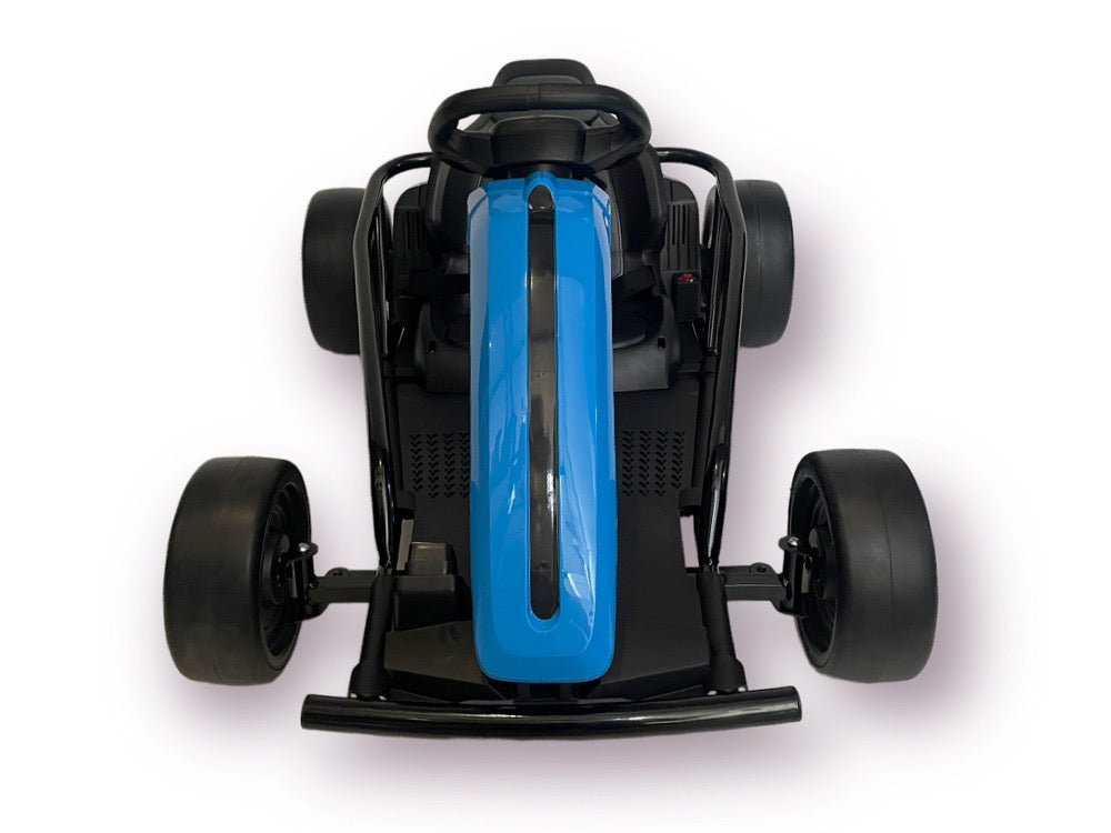 Drift Go Kart 24 Volt - Blauw