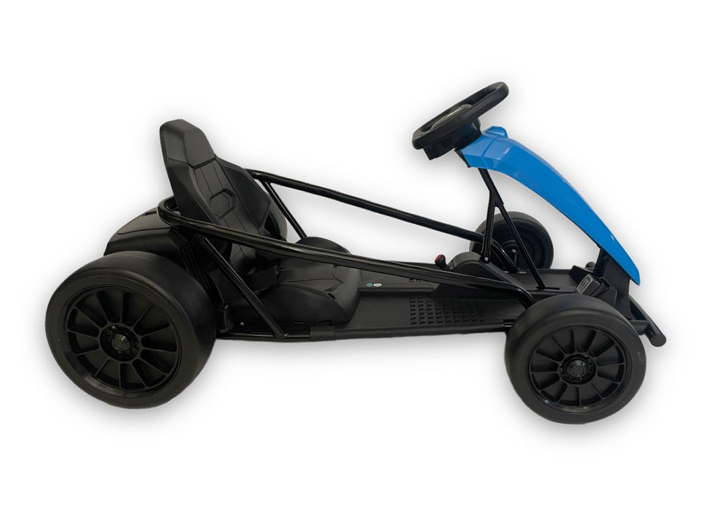 Drift Go Kart 24 Volt - Blauw