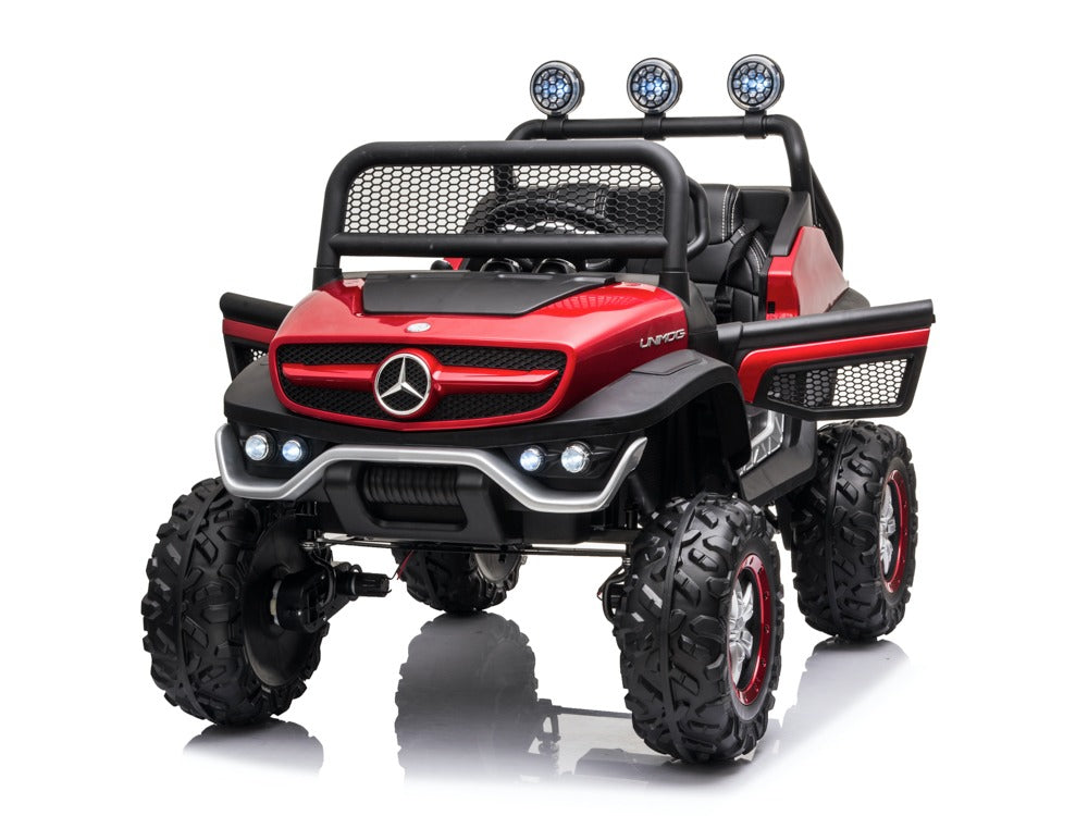 Mercedes Umimog Truck - Rood/Zwart