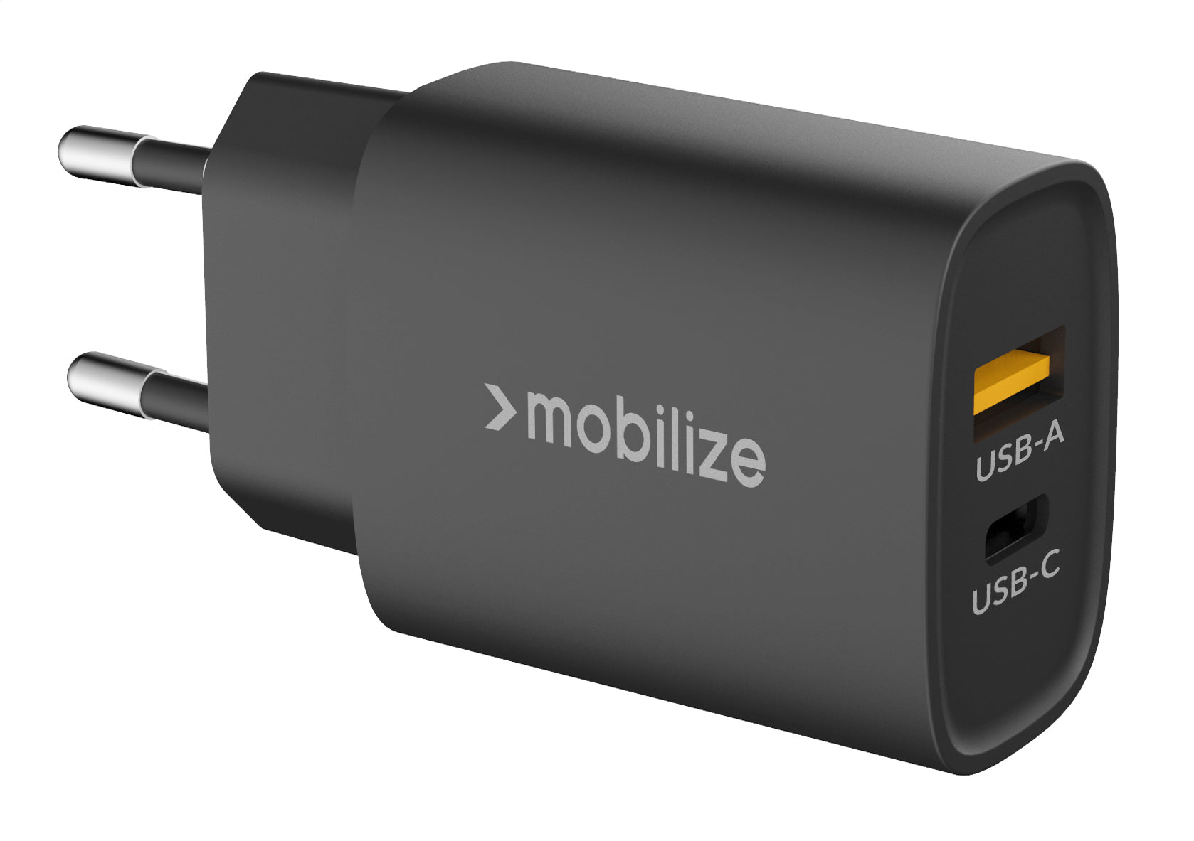 Mobilize Bulk Mobilize Wall Charger Usb-C + Usb 25W With Pd/Pps Black (Bulk)