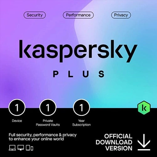 Afbeelding Kaspersky Plus | 1 Apparaat | 1 Jaar | 2023 | Opvolger van Kaspersky Internet Security