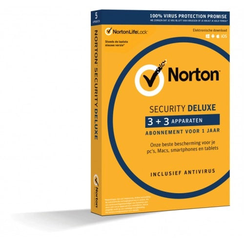 Afbeelding Norton Security Deluxe 2023| 6 Apparaten | 1 Jaar