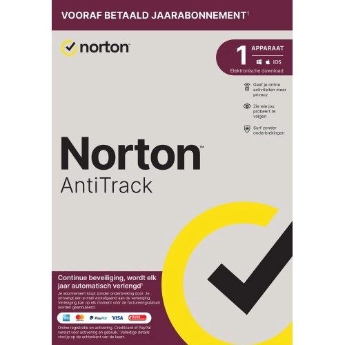 Afbeelding Norton AntiTrack | 1 apparaat | 1 jaar