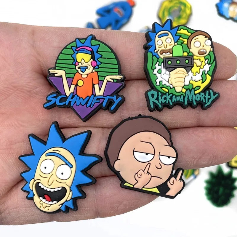 Rick And Morty PVC Croc Accessories