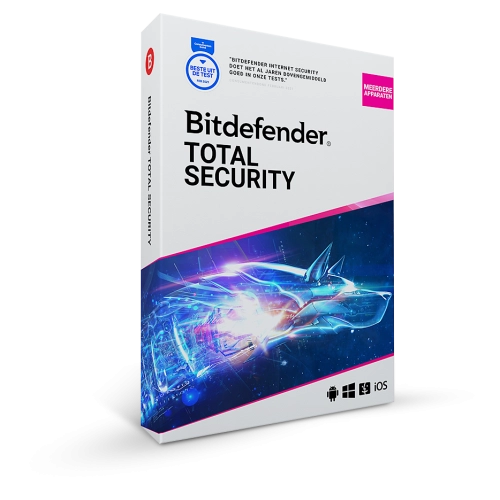 Afbeelding Bitdefender Total Security  | 10 Apparaten - 1 jaar | Windows - Mac - Android - iOS